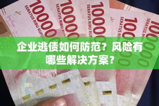 北京企业逃债如何防范？风险有哪些解决方案？