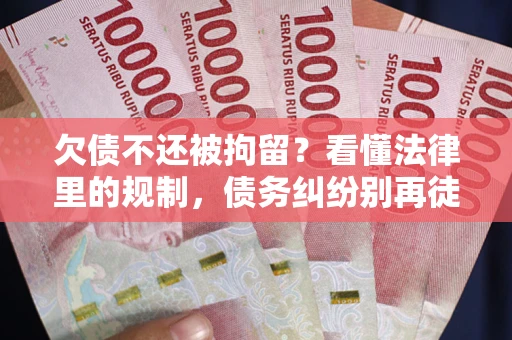 北京欠债不还被拘留？看懂法律里的规制，债务纠纷别再徒劳奔波
