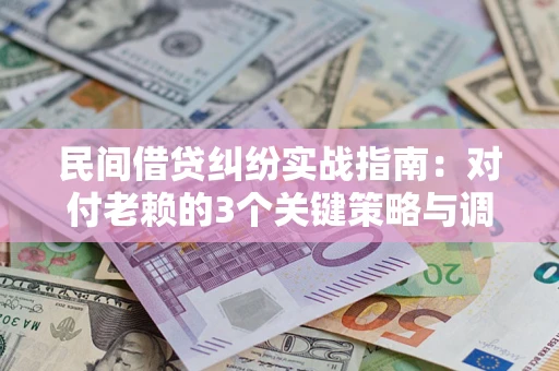 北京民间借贷纠纷实战指南：对付老赖的3个关键策略与调解盲区解析
