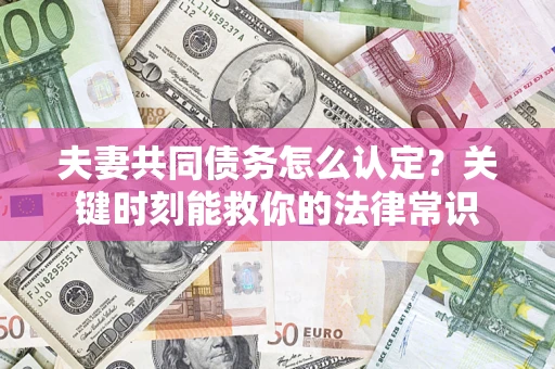 北京夫妻共同债务怎么认定？关键时刻能救你的法律常识